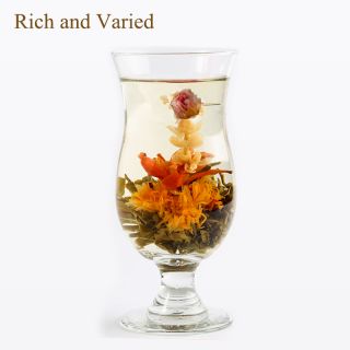 20 Pieces Blooming Tea Flowers (Rich and Varied) | Bustan.store