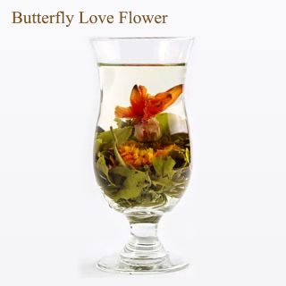 20 Pieces Blooming Tea Flowers (Butterfly Love) | Bustan.store