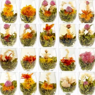 Mixed Blooming Tea Flowers (20 Pieces) | Bustan.store