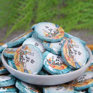 Wholesale 500g White Peony (Bai MuDan) Mini White Tea Cake | Bustan.store